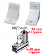 8 Series (10mm Groove Width) - Single Groove - Extruded Thick 90 degree Brackets (Right-Angle Processing Type) Related Image 6_Similar Products
