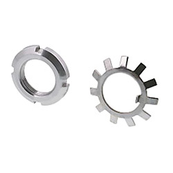 Nut for bearing Tooth lock washer
