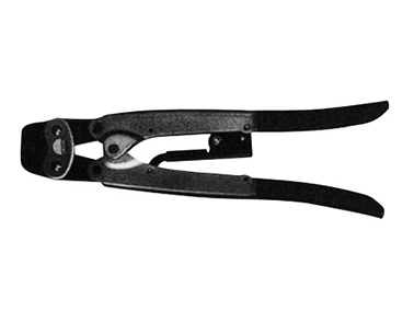 Cable crimping tool (one example of handle shape is shown)