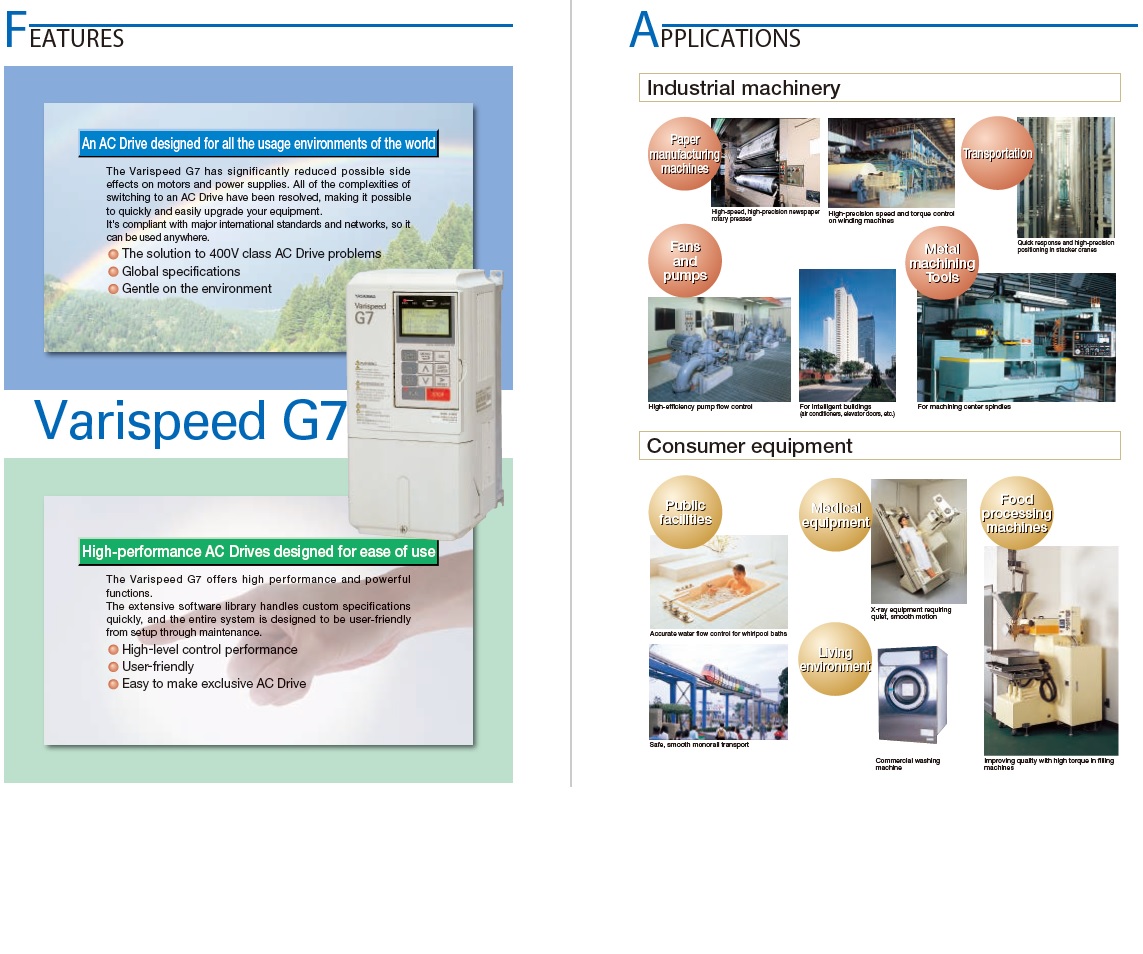 Cimr G A Varispeed G Series Yaskawa Misumi Thailand