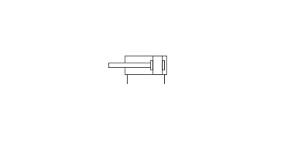 Air Cylinder Short Type Standard Double Acting Single Rod CM3