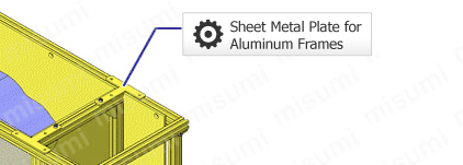 8 ซีรีย์ (ความกว้างร่อง 10mm) แผ่นโลหะสำหรับกรอบอลูมิเนียมสี่เหลี่ยม 40mm และ 80mm แบบ T และกากบาท ภาพที่เกี่ยวข้อง 1_วิธีการใช้งาน