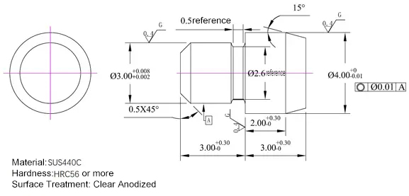 สลักกำหนดตำแหน่งสำหรับโต๊ะสไลด์ไฟฟ้าแบบประหยัดของ MISUMI