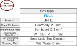 ซีรีส์ F เหล็กกล้า กล่องเปิดเดี่ยวชนิดลึกซีรีส์ FDLA:รูปภาพที่เกี่ยวข้อง
