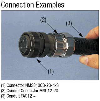 คอนเนคเตอร์สำหรับท่อโลหะร้อยสายไฟ (สำหรับคอนเนคเตอร์ MS): รูปภาพที่เกี่ยวข้อง