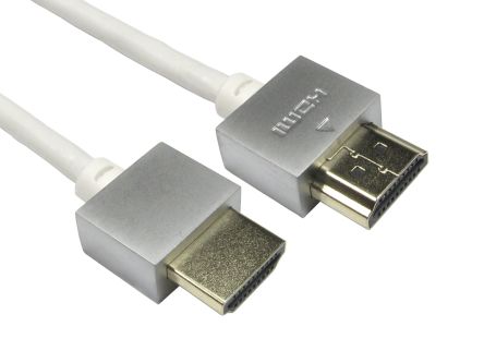 RS PRO 4K เกลียวนอก สาย HDMI to สายไฟ เกลียวนอก 500 มม (182-8769)
