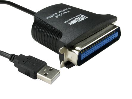 RS PRO เกลียวนอก สาย USB A ถึง เกลียวนอก 36 ขาพิน centronic , สายไฟ 1.1, 1 ม