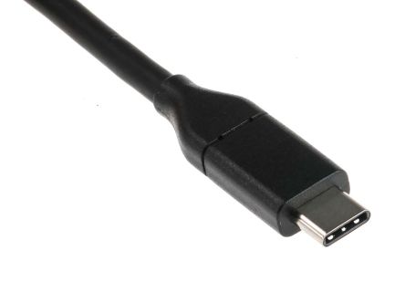 สาย RS PRO เกลียวนอก USB C ถึง สายไฟ C เกลียวนอก , USB 3.1, 1 ม