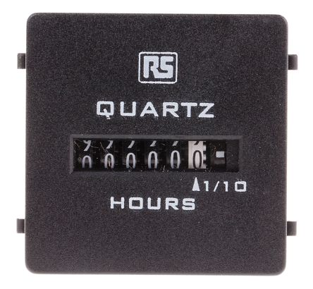ตัว เครื่องนับ มิเตอร์วัดไฟ RS PRO 6 หลัก 50 Hz 10 ถึง 80 V DC (896-6898)