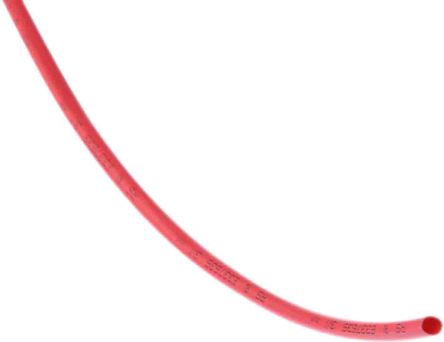 ท่อ การหดตัวด้วยความร้อน RS PRO สีแดง เส้นผ่านศูนย์กลางปลอก 3 มม. x ยาว 10 ม. อัตราส่วน 3:1
