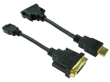 อแดปเตอร์/ตัวแปลง RS PRO, HDMI เกลียวนอก กับ ตัวเมีย DVI-D