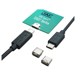 เต้ารับ หน้าสัมผัส DX07 SMT ที่ สอดคล้องตามมาตรฐาน USB type-C (DX07S024JJ1R1300)