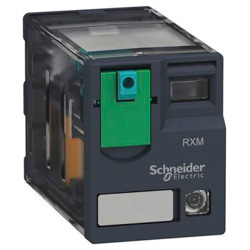 รีเลย์ แบบใช้ไฟฟ้า Schneider, 4 PDT, 120 V ac, 3.63 kΩ