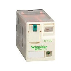 รีเลย์ Schneider Electric, 2 PDT, 48 V dc, 2.56 KΩ