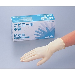 Navi roll glove latex powder ฟรี S