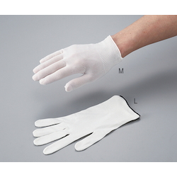 ถุงมือด้านในสำหรับใช้ในห้องคลีนรูมคลีนแพ็ค M สั้น 10 คู่รวมอยู่ด้วย