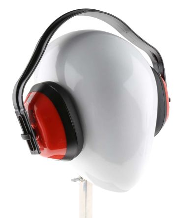RS PRO ear Defender พร้อมสายคาดศีรษะ, 28 dB, สีแดง