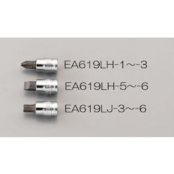 (1/4 &quot;&quot;)(+) ซ็อกเก็ต/ช่องเสียบ บิต (Z-EAL)EA619LH-2