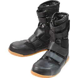 รองเท้าผ้าใบ Pro สำหรับงานทางอากาศกระโดดสูงในที่สูง (แบบ ตะขอ และห่วง สกรู, โบลท์, แหวน, น็อต ) สีดำ