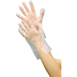 ถุงมือยาง, ถุงมือใช้แล้วทิ้ง Easy Glove 722 พลาสติก HD (ลายนูนด้านนอก, 100 ชิ้น)
