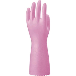 ถุงมือยาง PVC หนาปานกลาง (บุขนด้านหลัง) ใช้มือเดียวเท่านั้น