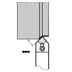 ดอกสว่าน Type C TAC สำหรับ เส้นผ่านศูนย์กลางภายนอก/O.D. ชนิด แคลมป์ยึด- บนCSDNN