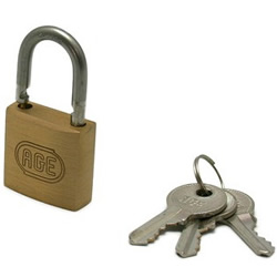 กุญแจล็อคและแม่กุญแจสแตนเลส W กุญแจตัวเดียวกัน