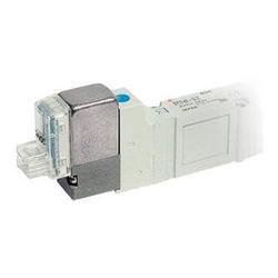 5-Port Solenoid Valve, Plug-In, Stacking Type, DIN Rail Mounted, Valve, SY3000 / 5000 Series