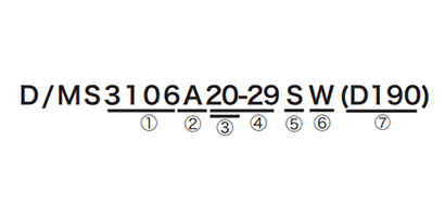 ตัวอย่าง รหัสรุ่น/ Part number ปลั๊ก D/MS (D190)