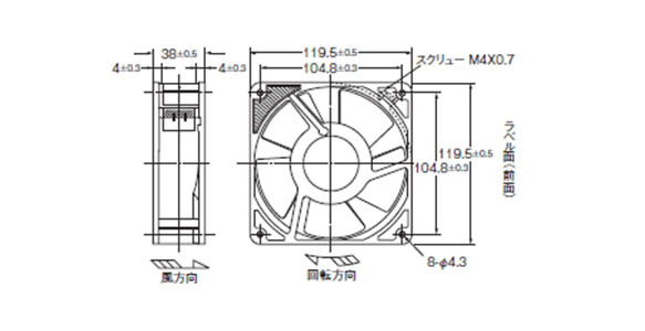 พัดลมแบบอากาศไหลตามแนวแกน ไฟ AC 87F / R87T: รูปภาพที่เกี่ยวข้อง