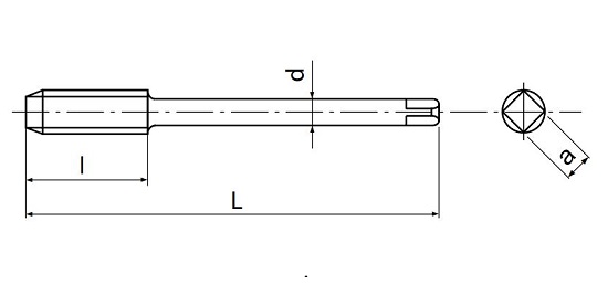 ดอกต๊าป HSS ประสิทธิภาพสูง A-POT, เมตริก DIN 376 