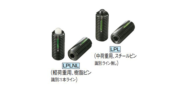 LPL: สำหรับ โหลดปานกลาง , ขาพิน เหล็กกล้า , การระบุ: ไม่มีเส้น / LPLN: สำหรับ โหลดน้ำหนักเบา, ขาพิน พลาสติก, การระบุ: 1 บรรทัด