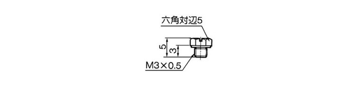 Drawing แสดงโครงร่างของปลั๊ก M-3P 