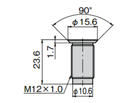 Drawing ระบุขนาดของซ็อกเก็ต CP-536-2/3 (มม.)
