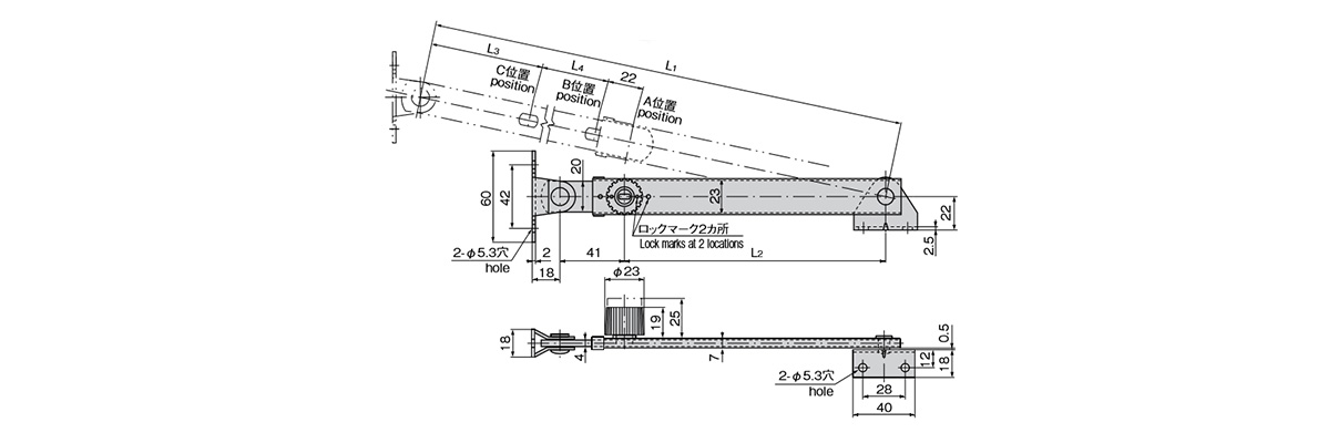 Drawing ระบุขนาดของซีรีส์ B-1455