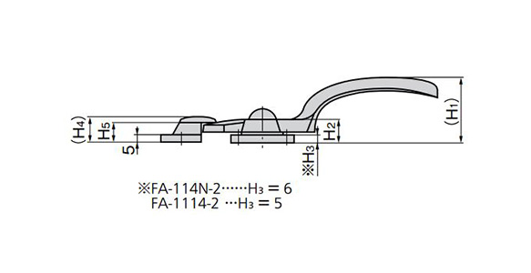 มือจับสแตนเลสสำหรับการปิดสนิท FA-1114: รูปภาพที่เกี่ยวข้อง