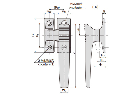 Drawing ระบุขนาดของ FA-1118-2, FA-1118-3