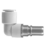 S Coupler KK Series, Plug (P) Elbow Type with One-Touch Fitting