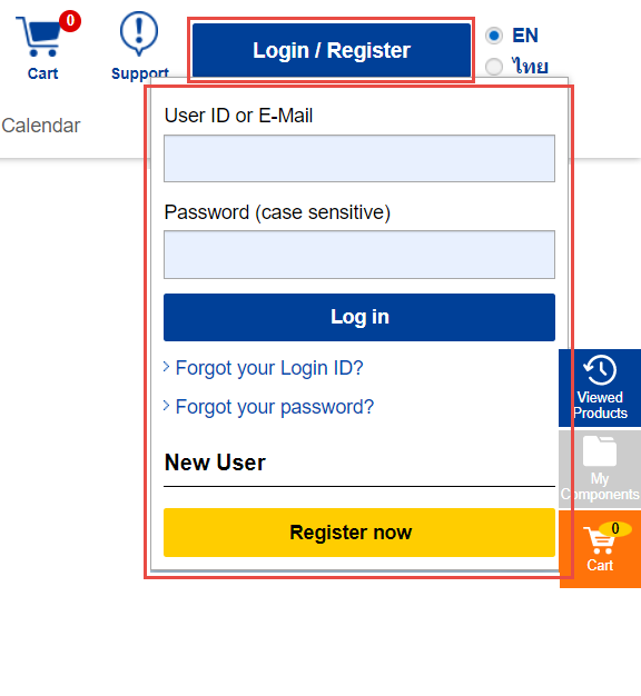 How to Login on website