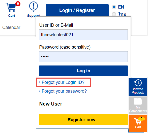 Forgot Your Login ID?