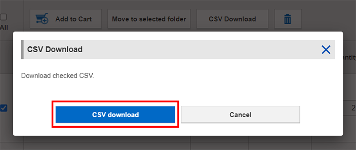 Download CSV