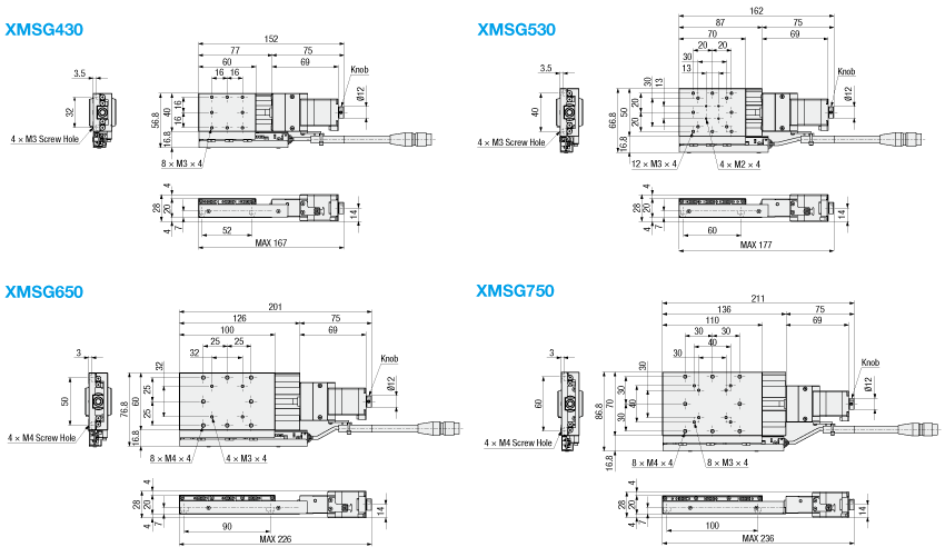 [Motorized] X-Axis, Linear Ball Slide:Related Image