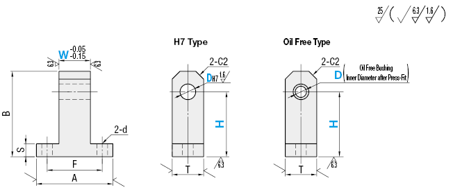 Hinge Bases - T-Shaped:Related Image