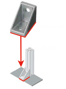 5 Series (groove width 6 mm) -For single row groove- Inverted bracket with protrusion Related image 4_ Similar products