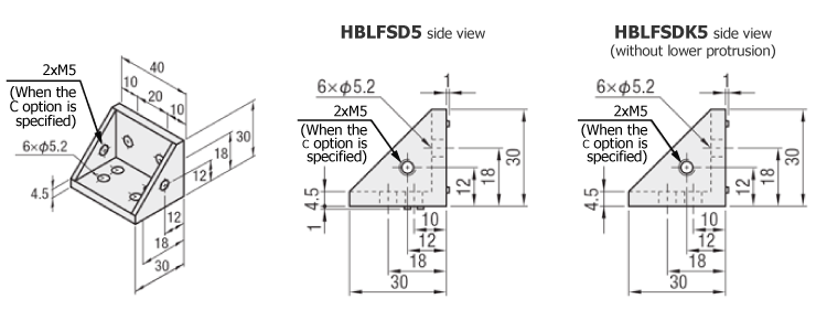 90 degree Brackets