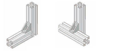 6 Series (groove width 8 mm) - For single row grooves - Reversed bracket with protrusions Related image 1_Example of use