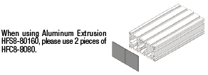 Economy Type, Frame End Caps - For 8 Series (Slot Width 10mm) Aluminum ...