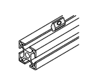 Post-insertion stopper nuts for aluminum frames for the 5 series (groove width 6 mm): Related images