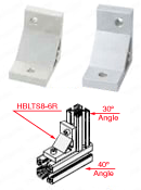 8 Series (slot width 10 mm) - For single-row slots - Extruded unequal legs 90 degree Brackets Related image 6_ Similar products