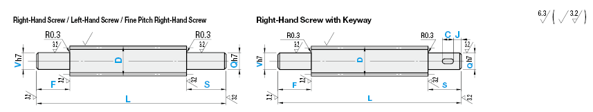 Lead Screws-Both Ends Stepped/Multi-Pitch:Related Image